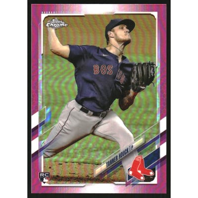 2021 Topps Chrome Magenta Refractors #59 Tanner Houck