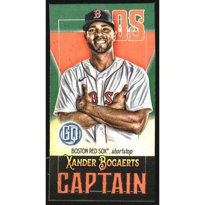 2021 Topps Gypsy Queen Captains Mini Green #CMXB Xander Bogaerts