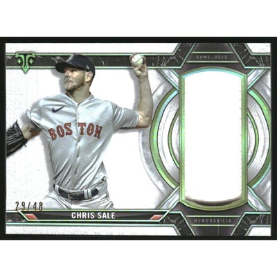 2021 Topps Triple Threads Single Jumbo Relics #SJRCSA Chris Sale