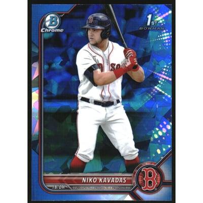 2022 Bowman Chrome Sapphire Prospects #BCP68 Niko Kavadas