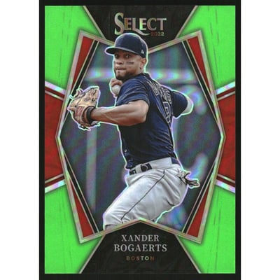 2022 Select Neon Green #169 Xander Bogaerts PRM