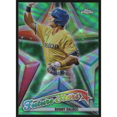 2022 Topps Chrome Future Stars Green Refractors #FS10 Bobby Dalbec