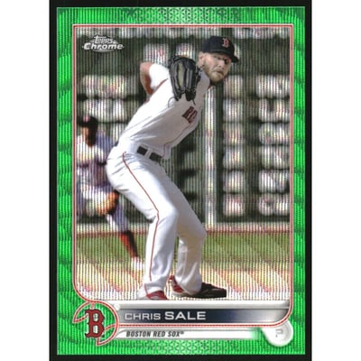 2022 Topps Chrome Green Wave Refractors #118 Chris Sale
