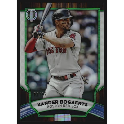 2022 Topps Tribute Green #72 Xander Bogaerts