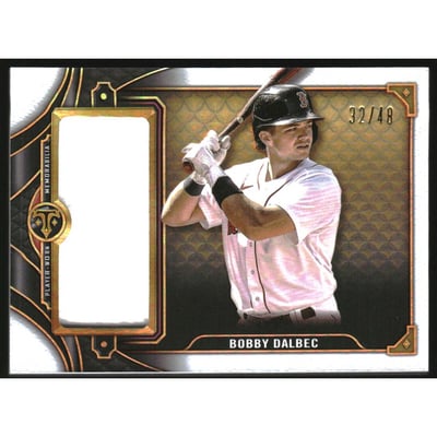 2022 Topps Triple Threads Single Jumbo Relics #SJR1BD2 Bobby Dalbec