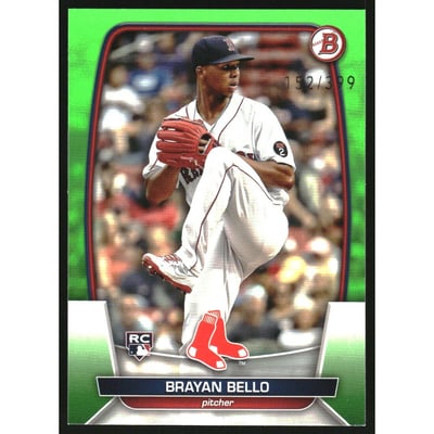 2023 Bowman Neon Green #72 Brayan Bello
