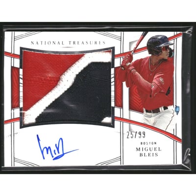 2023 Panini National Treasures #138 Miguel Bleis