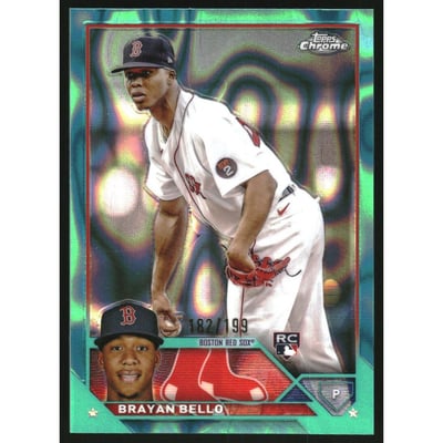 2023 Topps Chrome Aqua Lava Refractors #57 Brayan Bello