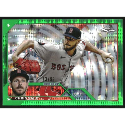 2023 Topps Chrome Green Sonar Refractors #131 Chris Sale