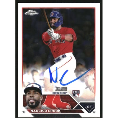 2023 Topps Chrome Update Rookie Autographs #RANC Narciso Crook