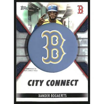 2023 Topps City Connect Commemorative Patch #CCXB Xander Bogaerts
