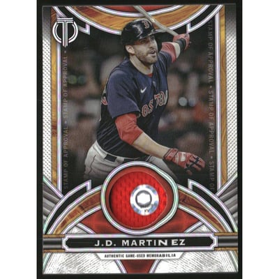 2023 Topps Tribute Stamp Of Approval Relics #SOAJM J.D. Martinez