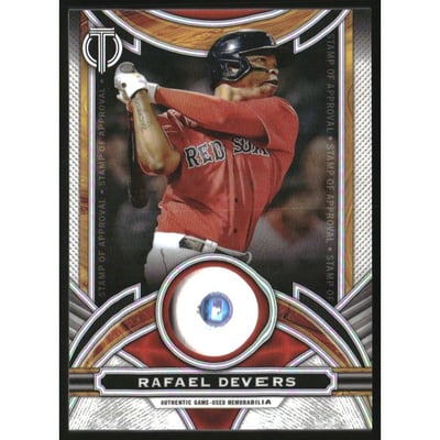 2023 Topps Tribute Stamp Of Approval Relics #SOARD Rafael Devers