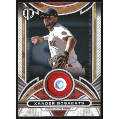 2023 Topps Tribute Stamp Of Approval Relics #SOAXB Xander Bogaerts