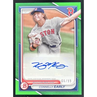 2024 Bowman Prospect Autographs Green #PPRA-CEA Connelly Early Auto /99