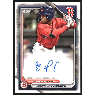 2024 Bowman Prospect Autographs #PPRAEP Eddinson Paulino