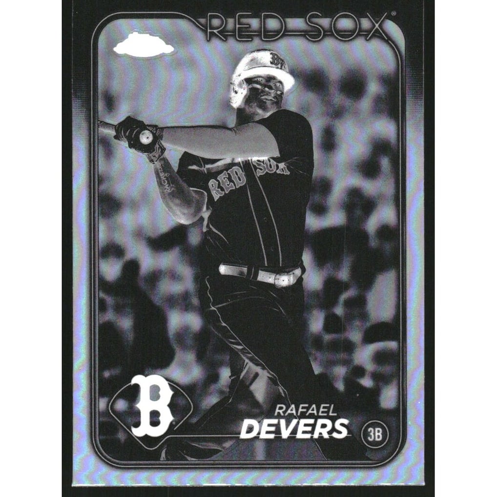 2024 Topps Chrome Negative Refractors #93 Rafael Devers