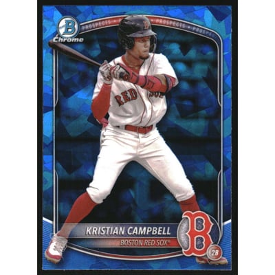 2025 Bowman Chrome Sapphire Prospects #BCP42 Kristian Campbell