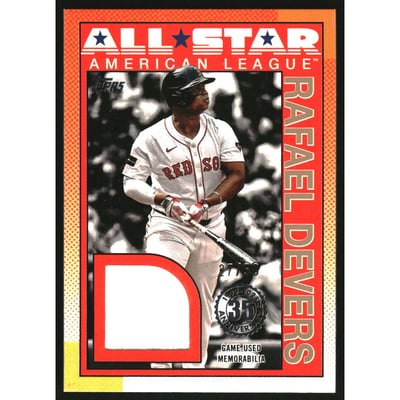 2025 Topps '90 Topps All Star Relics Gold #90ASRRD Rafael Devers