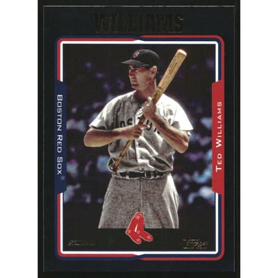 2025 Topps Archives Black Foilboard #244 Ted Williams
