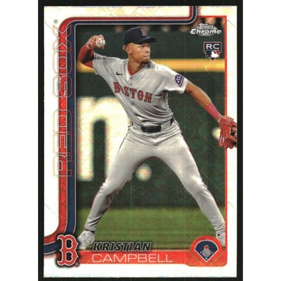 2025 Topps Chrome Logofractor #171 Kristian Campbell RC