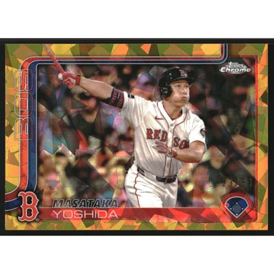 2025 Topps Chrome Sapphire Gold Refractors #141 Masataka Yoshida