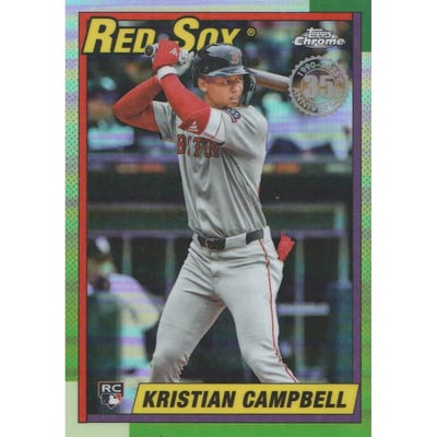 2025 Topps Chrome Update '90 Topps #90CU19 Kristian Campbell