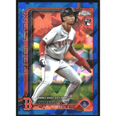 2025 Topps Chrome Update Sapphire #USC188 Kristian Campbell RC