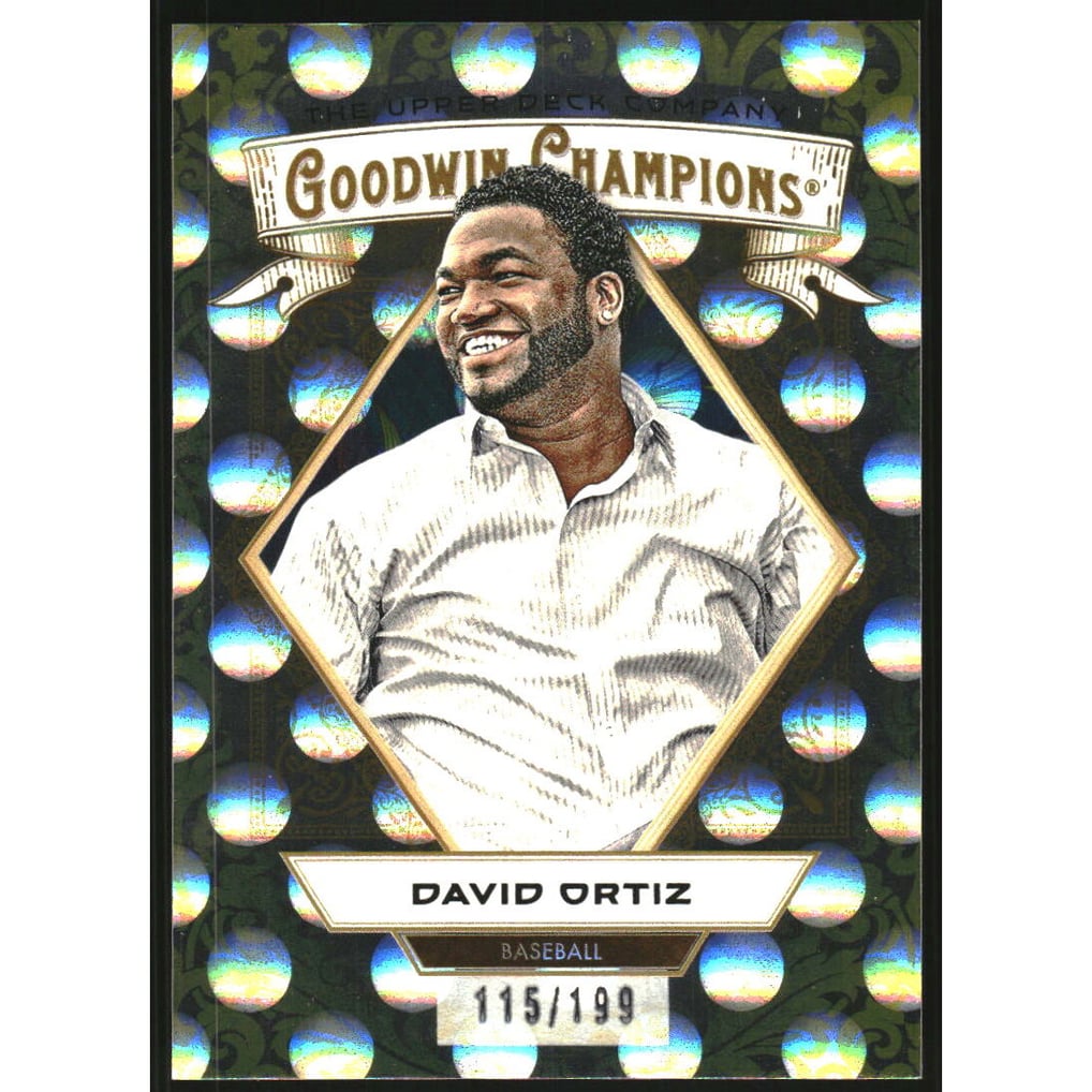 2025 Upper Deck Goodwin Champions Yellow Circles #34 David Ortiz