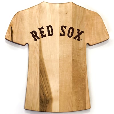 Boston Red Sox Baseball BBQ Jersey Style Cutting Board