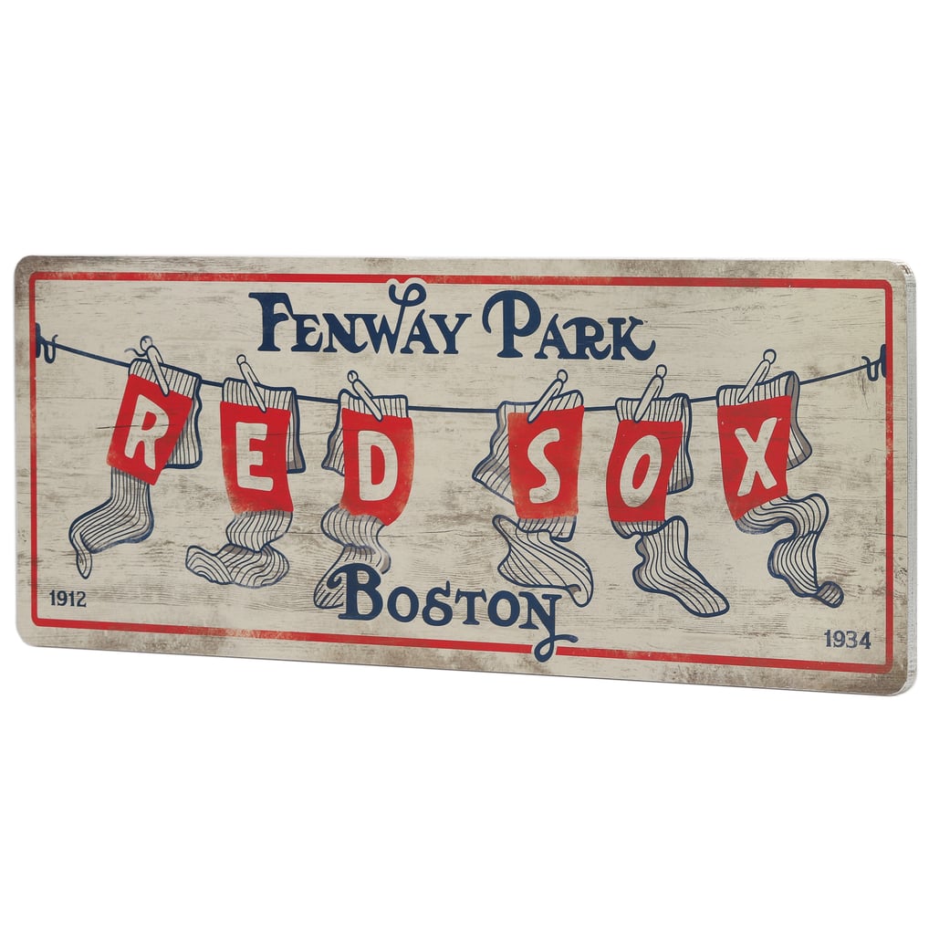 Boston Red Sox 10'' x 28'' Team Traditions Wood Sign
