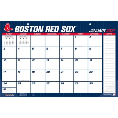 Boston Red Sox 17" x 11" Desk Pad Calendar