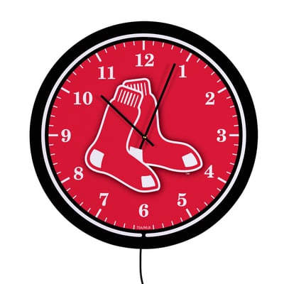 Boston Red Sox 18" Lighted Round LED Wall Clock