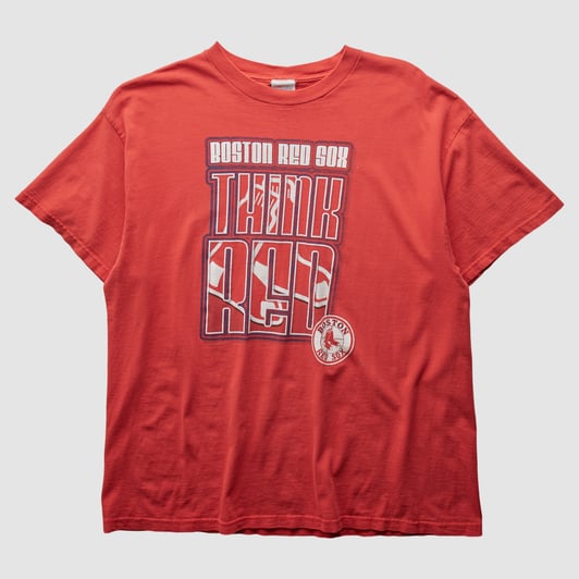Boston Red Sox 2000s T-Shirt - Red - L by Fanatics Real Vintage