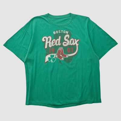 Boston Red Sox 2010s T-shirt - Green - XL by Fanatics Real Vintage