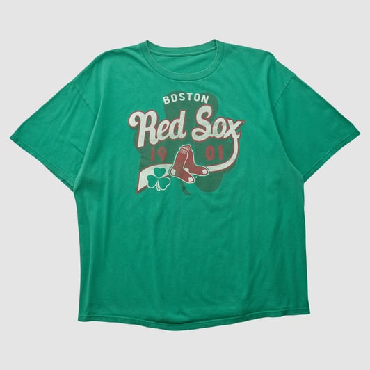 Boston Red Sox 2010s T-shirt - Green - XL by Fanatics Real Vintage