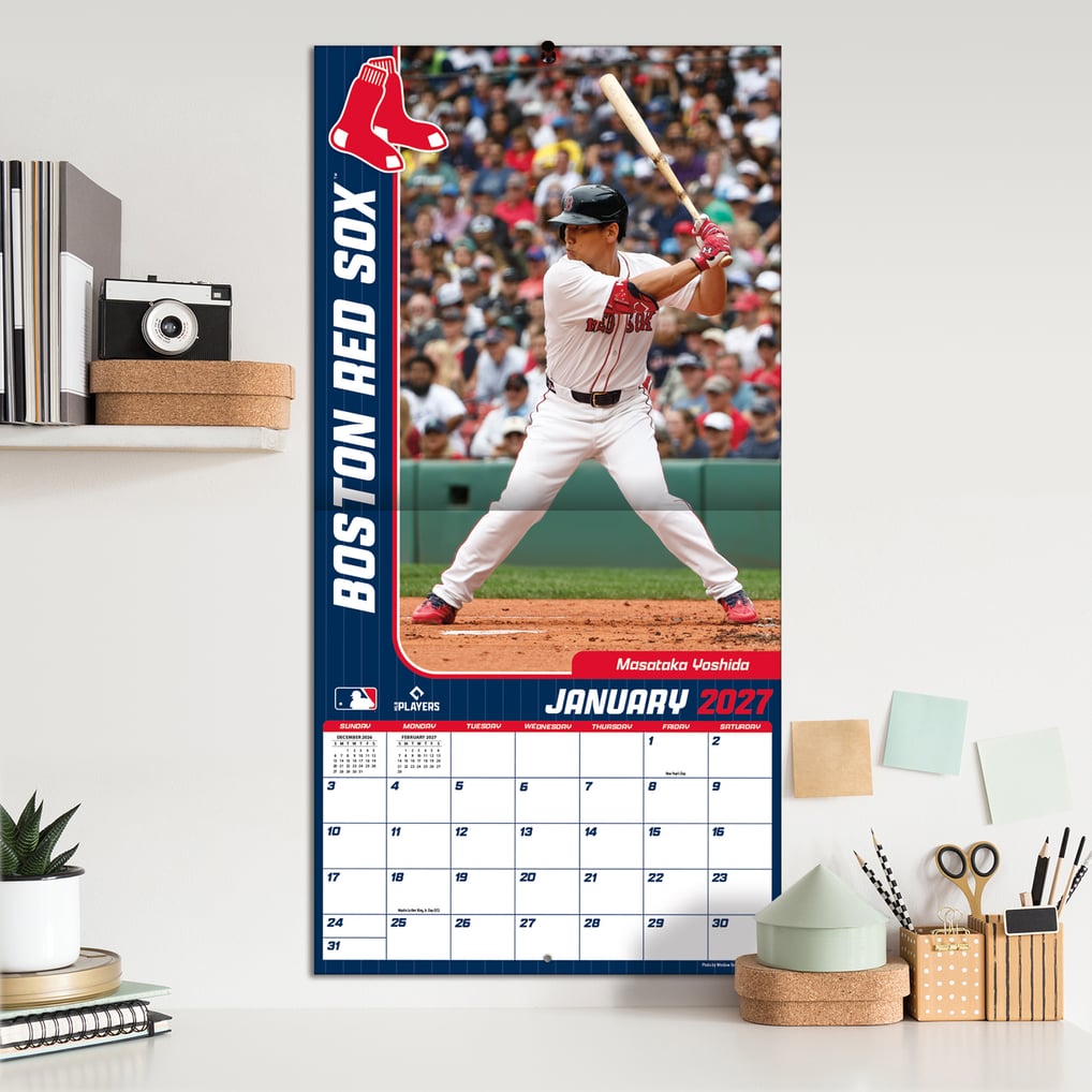 Boston Red Sox 2027 12” x 12” Team Wall Calendar