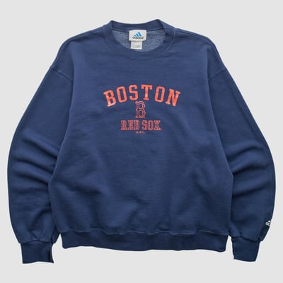 Boston Red Sox Adidas 2000s Pullover Sweatshirt - Navy - S by Fanatics Real Vintage