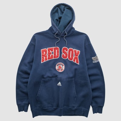Boston Red Sox Adidas 2004 Hooded Pullover Sweatshirt - Navy - S by Fanatics Real Vintage