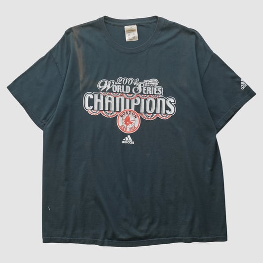 Boston Red Sox Adidas 2004 T-shirt - Black - 2XL by Fanatics Real Vintage