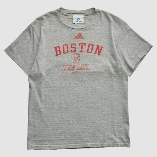 Boston Red Sox Adidas 2004 T-shirt - Heather Gray - XS by Fanatics Real Vintage