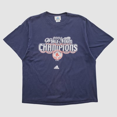 Boston Red Sox Adidas 2004 T-shirt - Navy - 2XL by Fanatics Real Vintage