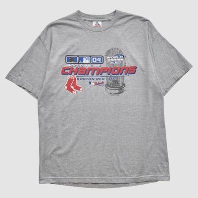 Boston Red Sox Alstyle 2004 T-shirt - Heather Gray - L by Fanatics Real Vintage