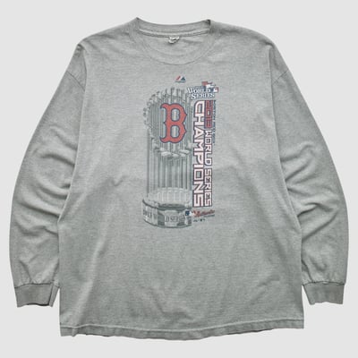 Boston Red Sox Alstyle 2013 Long Sleeve T-shirt - Heather Gray - XL by Fanatics Real Vintage