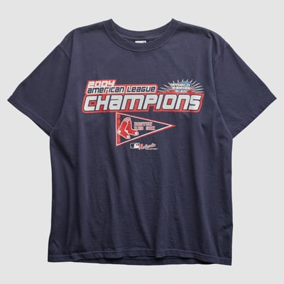 Boston Red Sox Anvil 2004 T-shirt - Navy - M by Fanatics Real Vintage