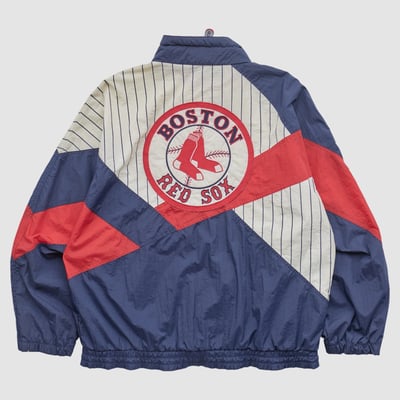 Boston Red Sox Apex One 2000s Full Zip Jacket - Navy - L by Fanatics Real Vintage