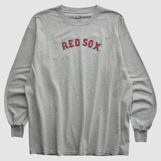 Boston Red Sox CSA 2010s Long Sleeve T-shirt - Heather Gray - XL by Fanatics Real Vintage
