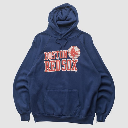 Boston Red Sox Discus Athletics 1988 Hooded Pullover Sweatshirt - Navy - M by Fanatics Real Vintage