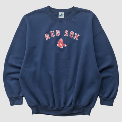 Boston Red Sox Dynasty 90s Pullover Sweatshirt - Navy - XL by Fanatics Real Vintage