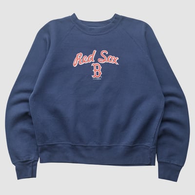Boston Red Sox Genuine Merchandise 2000s Pullover Sweatshirt - Navy - S by Fanatics Real Vintage